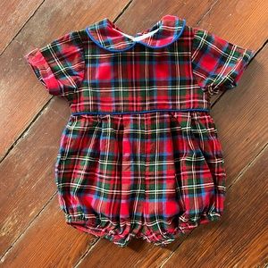 Plaid Baby Romper, Bailey Boys 3 Mo